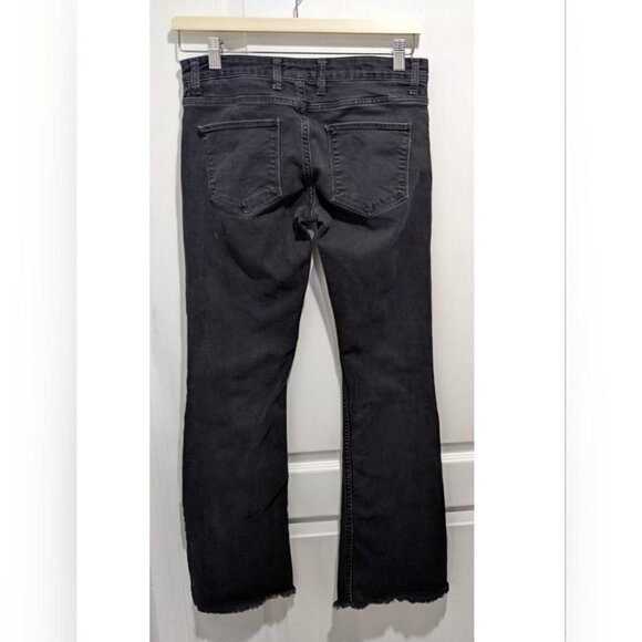 Sandro | Pacifik Flared Jeans in Black - Picture 4 of 9